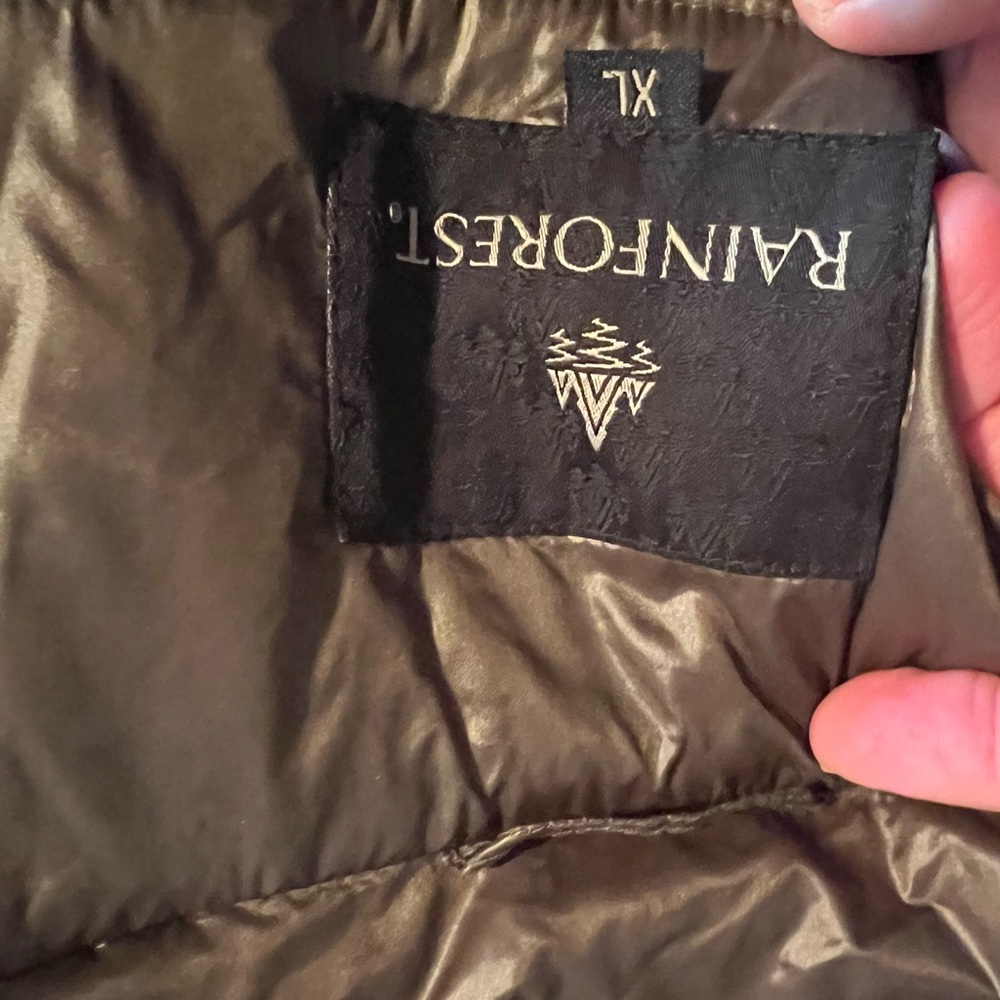 Rainforest XL Olive Outerwear
